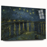 Starry Night on the Rhône - Impressionist Wall Art by Vincent van Gogh