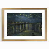 Starry Night on the Rhône - Impressionist Wall Art by Vincent van Gogh