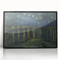 Starry Night on the Rhône - Impressionist Wall Art by Vincent van Gogh