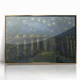 Starry Night on the Rhône - Impressionist Wall Art by Vincent van Gogh