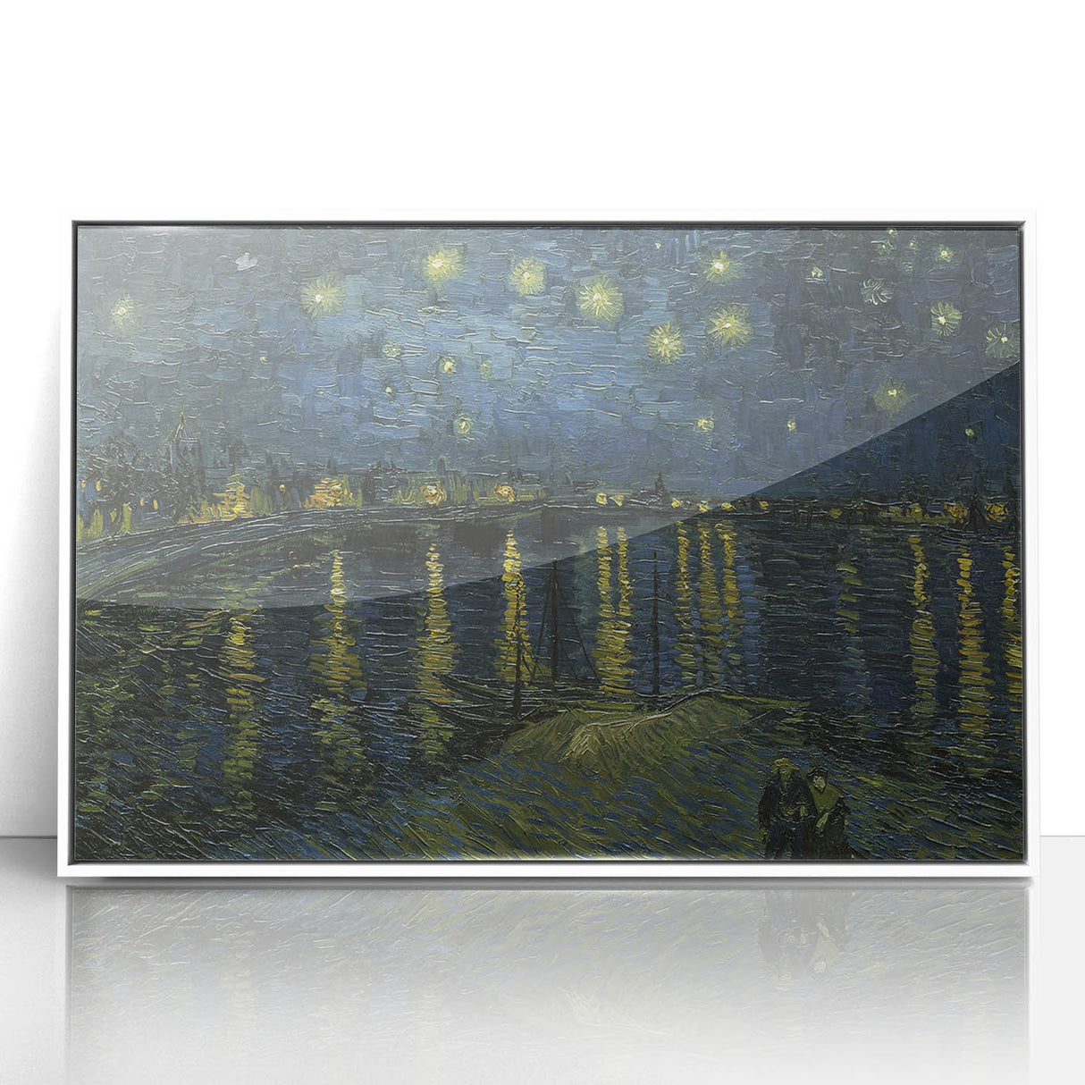 Starry Night on the Rhône - Impressionist Wall Art by Vincent van Gogh
