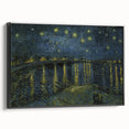 Starry Night on the Rhône - Impressionist Wall Art by Vincent van Gogh