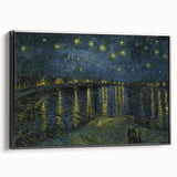 Starry Night on the Rhône - Impressionist Wall Art by Vincent van Gogh