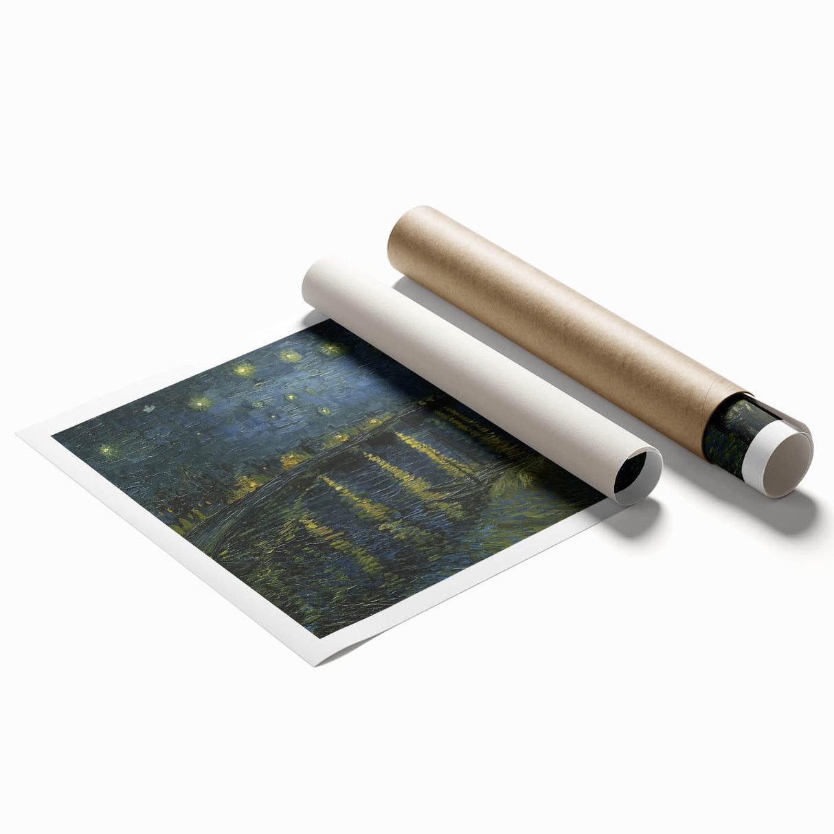 Starry Night on the Rhône - Impressionist Wall Art by Vincent van Gogh