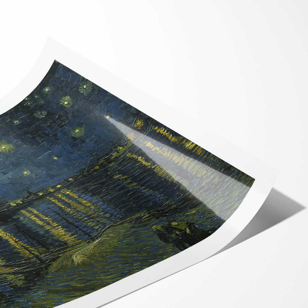 Starry Night on the Rhône - Impressionist Wall Art by Vincent van Gogh