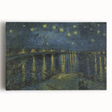Starry Night on the Rhône - Impressionist Wall Art by Vincent van Gogh