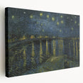 Starry Night on the Rhône - Impressionist Wall Art by Vincent van Gogh