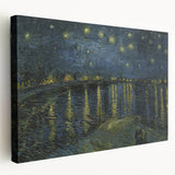 Starry Night on the Rhône - Impressionist Wall Art by Vincent van Gogh