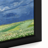 Wheatfield Under Thunderclouds - Impressionist Wall Art by Van Gogh
