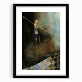 The Rope Dancer Modern Wall Art – Dynamic and Surreal Expression