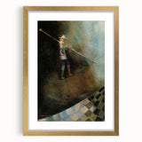 The Rope Dancer Modern Wall Art – Dynamic and Surreal Expression