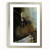 The Rope Dancer Modern Wall Art – Dynamic and Surreal Expression