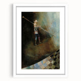 The Rope Dancer Modern Wall Art – Dynamic and Surreal Expression