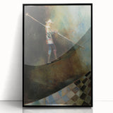 The Rope Dancer Modern Wall Art – Dynamic and Surreal Expression