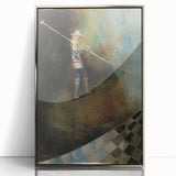 The Rope Dancer Modern Wall Art – Dynamic and Surreal Expression