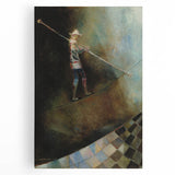 The Rope Dancer Modern Wall Art – Dynamic and Surreal Expression