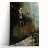 The Rope Dancer Modern Wall Art – Dynamic and Surreal Expression