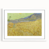 Impressionism Wall Art - Wheatfield with Reaper by Van Gogh Print
