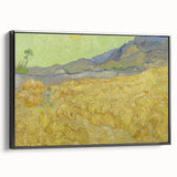 Impressionism Wall Art - Wheatfield with Reaper by Van Gogh Print