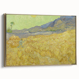 Impressionism Wall Art - Wheatfield with Reaper by Van Gogh Print