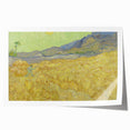 Impressionism Wall Art - Wheatfield with Reaper by Van Gogh Print