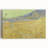Impressionism Wall Art - Wheatfield with Reaper by Van Gogh Print
