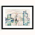 Modern Wall Art - Abstract Harbor Scene - Minimalist Modern Decor