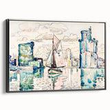 Modern Wall Art - Abstract Harbor Scene - Minimalist Modern Decor