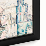 Modern Wall Art - Abstract Harbor Scene - Minimalist Modern Decor