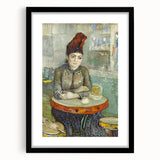 Impressionist Wall Art - Agostina Segatori in Café by Van Gogh