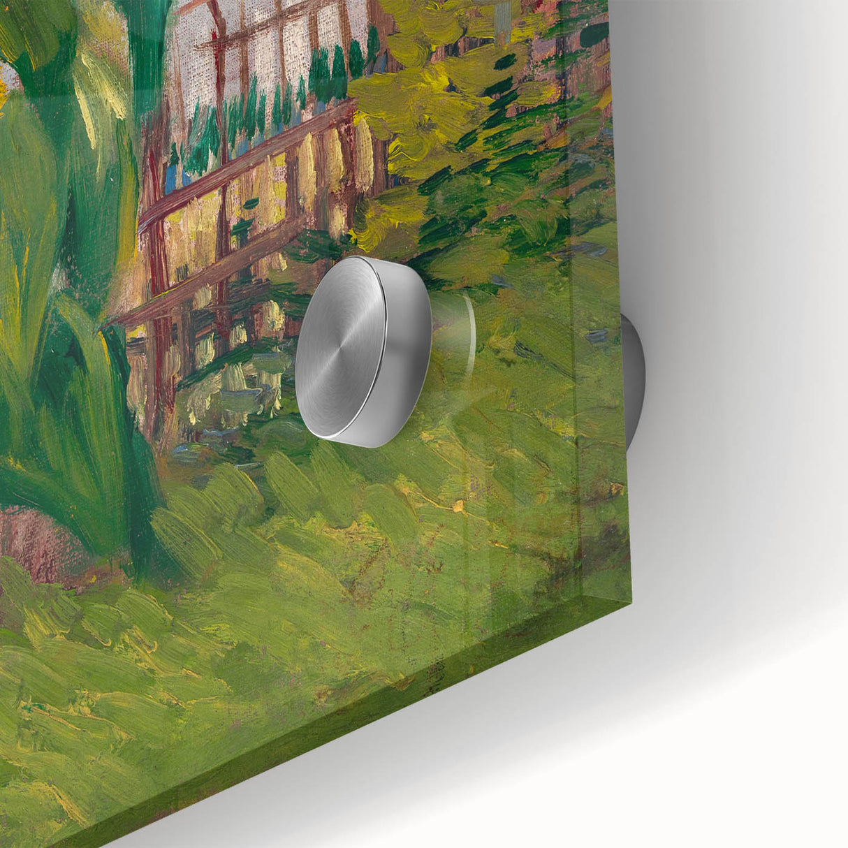 Impressionist Wall Art - Allotment with Sunflower by Van Gogh