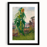 Impressionist Wall Art - Allotment with Sunflower by Van Gogh
