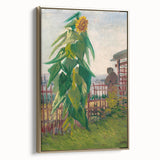 Impressionist Wall Art - Allotment with Sunflower by Van Gogh