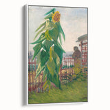 Impressionist Wall Art - Allotment with Sunflower by Van Gogh