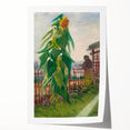 Impressionist Wall Art - Allotment with Sunflower by Van Gogh