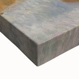 Red Basket of Zinnias Modern Wall Art – Vibrant Floral Masterpiece