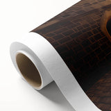 Stunning rolled canvas artwork depicting a vibrant landscape with a majestic castle, featuring rich colors and intricate details, perfect for home decor.