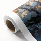 Stunning rolled canvas artwork depicting vibrant cliff landscapes, showcasing rich colors and intricate details, perfect for enhancing home decor.