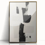 Elegant Dining Room Art Prints – Black & White Abstract Canvas