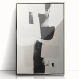 Elegant Dining Room Art Prints – Black & White Abstract Canvas