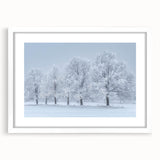 Winter Wonderland Office Wall Art – Modern Corporate Decor