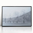 Winter Wonderland Office Wall Art – Modern Corporate Decor