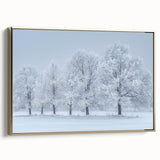Winter Wonderland Office Wall Art – Modern Corporate Decor