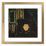 Modern Expressionism: Moonlit Woman Expressionist Wall Art