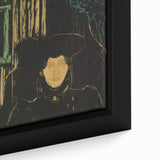 Modern Expressionism: Moonlit Woman Expressionist Wall Art