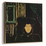 Modern Expressionism: Moonlit Woman Expressionist Wall Art