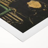 Modern Expressionism: Moonlit Woman Expressionist Wall Art