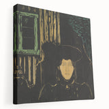 Modern Expressionism: Moonlit Woman Expressionist Wall Art