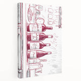 Large canvas print featuring assorted fruits and vegetables in a realistic style, with vibrant natural colors.