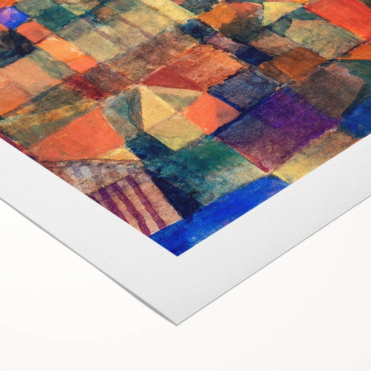 Paul Klee's City with the Three Domes - Abstract Modern Art Print